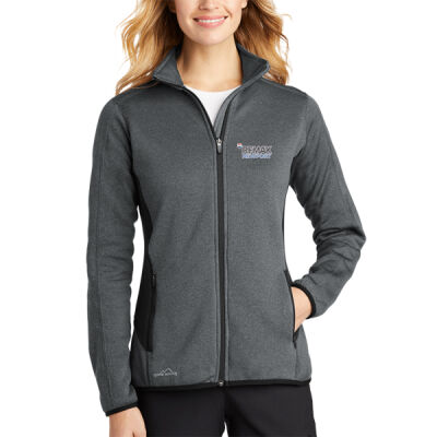 Remax Newport - Ladies Full Zip Heather Stretch Fleece Jacket Thumbnail