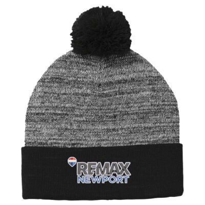 Remax Newport - Heather Pom Pom Beanie Thumbnail