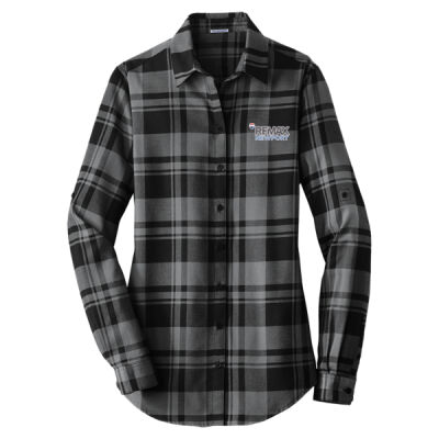 Remax Newport - Ladies Plaid Flannel Tunic Thumbnail