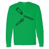 Heavy Cotton 100% Cotton Long Sleeve T Shirt Thumbnail