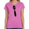 Ladies Heavy Cotton 100% Cotton T Shirt Thumbnail