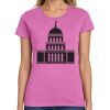 Ladies Heavy Cotton 100% Cotton T Shirt Thumbnail