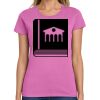 Ladies Heavy Cotton 100% Cotton T Shirt Thumbnail