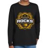 Youth Heavy Cotton 100% Cotton Long Sleeve T Shirt Thumbnail
