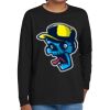 Youth Heavy Cotton 100% Cotton Long Sleeve T Shirt Thumbnail