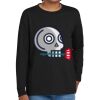 Youth Heavy Cotton 100% Cotton Long Sleeve T Shirt Thumbnail