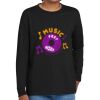 Youth Heavy Cotton 100% Cotton Long Sleeve T Shirt Thumbnail