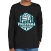 Youth Heavy Cotton 100% Cotton Long Sleeve T Shirt Thumbnail